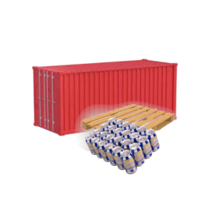 Contenedor Pallets Cerveza Cacique Lata