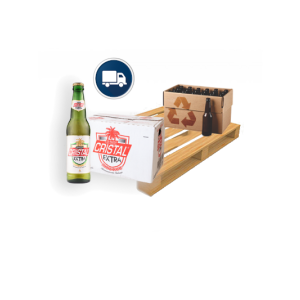 Pallets Cerveza Cristal Extra Botella Con Retorno de Vacio
