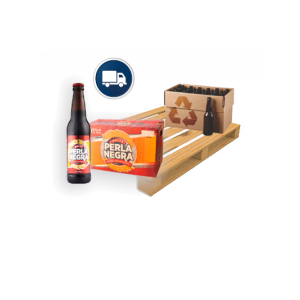 Pallets Malta Perla Negra Botella Con Retorno de Vacio - Recogida Sucursal Holguin