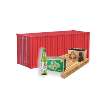 20 Pallets Cerveza Cristal Botella - Con Retorno de Vacio