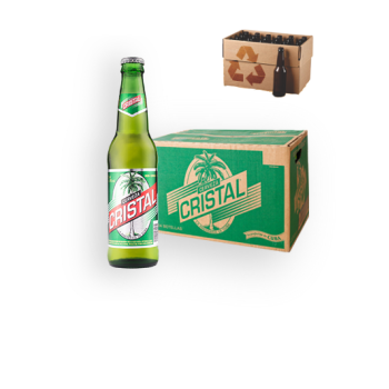Caja Cerveza Cristal, 24 botellas de 350ml Con Retorno de Vacio - Recogida en Sucursales