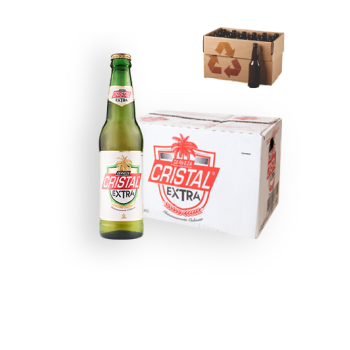 Caja Cerveza Cristal Extra, 24 botellas de 350ml Con Retorno de Vacio - Recogida en Sucursales